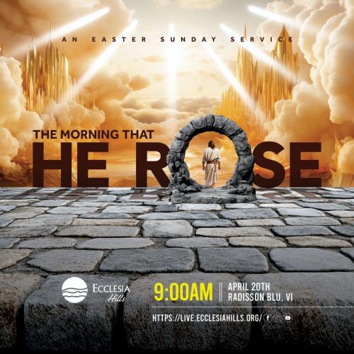 He Arose Easter banner A